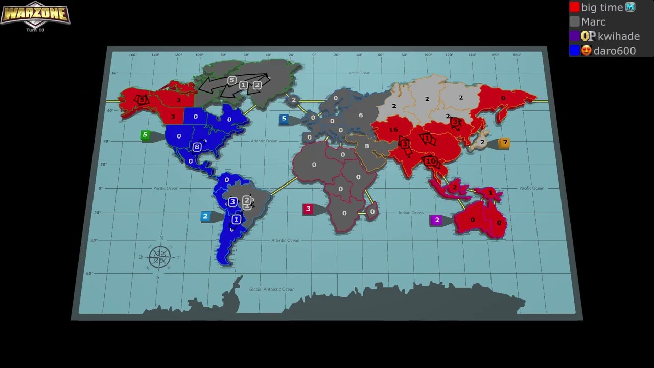 Warzone game: QM: 4-player FFA