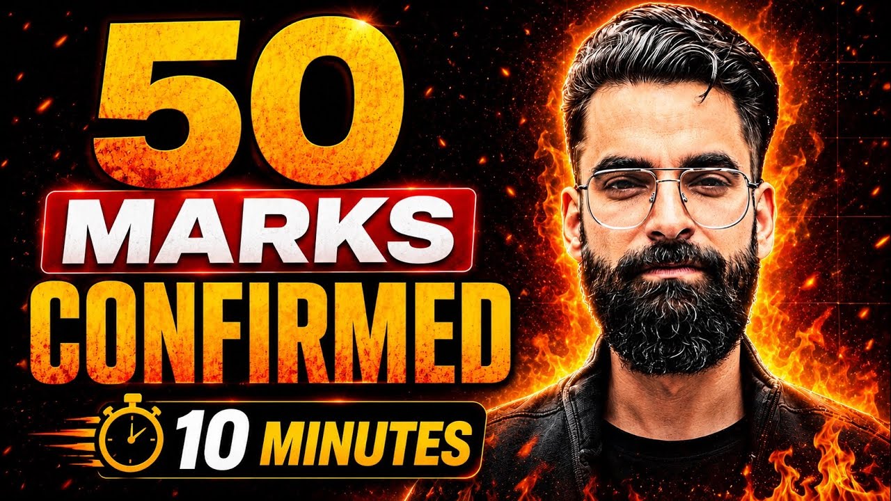 🚀Yes! 50 Guaranteed Marks in JUST 10 min! Wassim bhat | Re-NEET 2026 