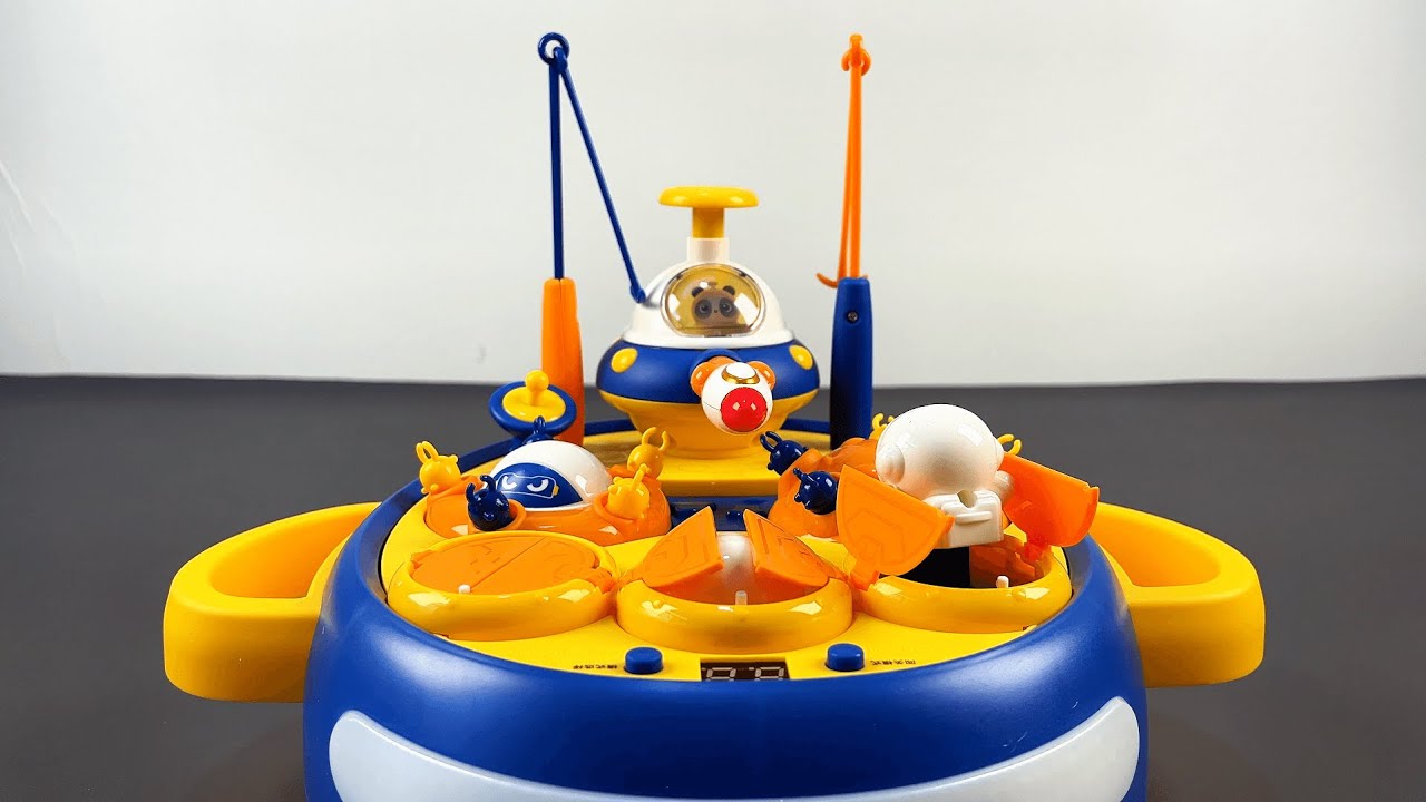 ASMR Toy Unboxing Whack-a-mole + Fishing: A two-in-one space-themed game board | Satisfying Process