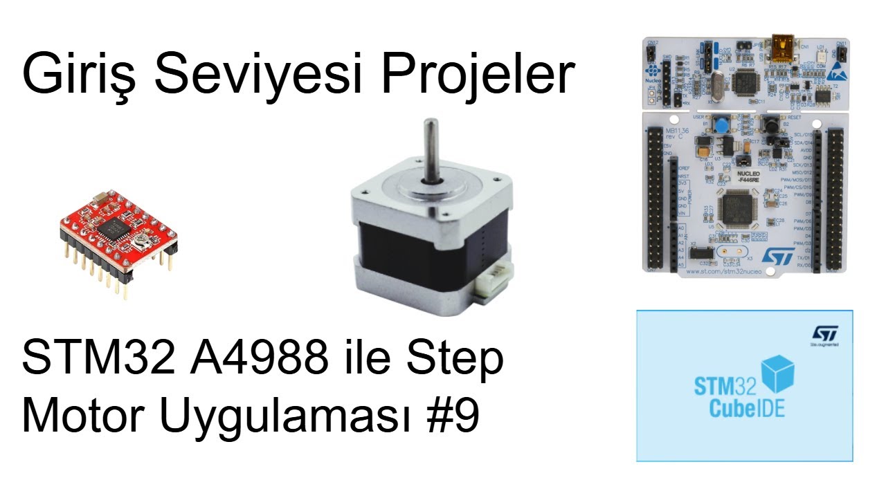 STM32 A4988 ile Step Motor Uygulaması #9
