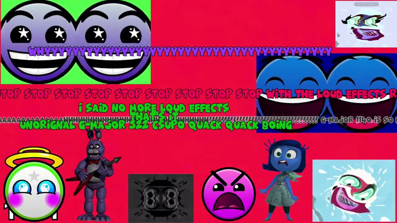2 DIFFICULTY'S, BONNIE FNAF, 3 KC EFFECTS AND ELISITA REACT TO THE G-MAJOR COLLECTION (1101-1200)