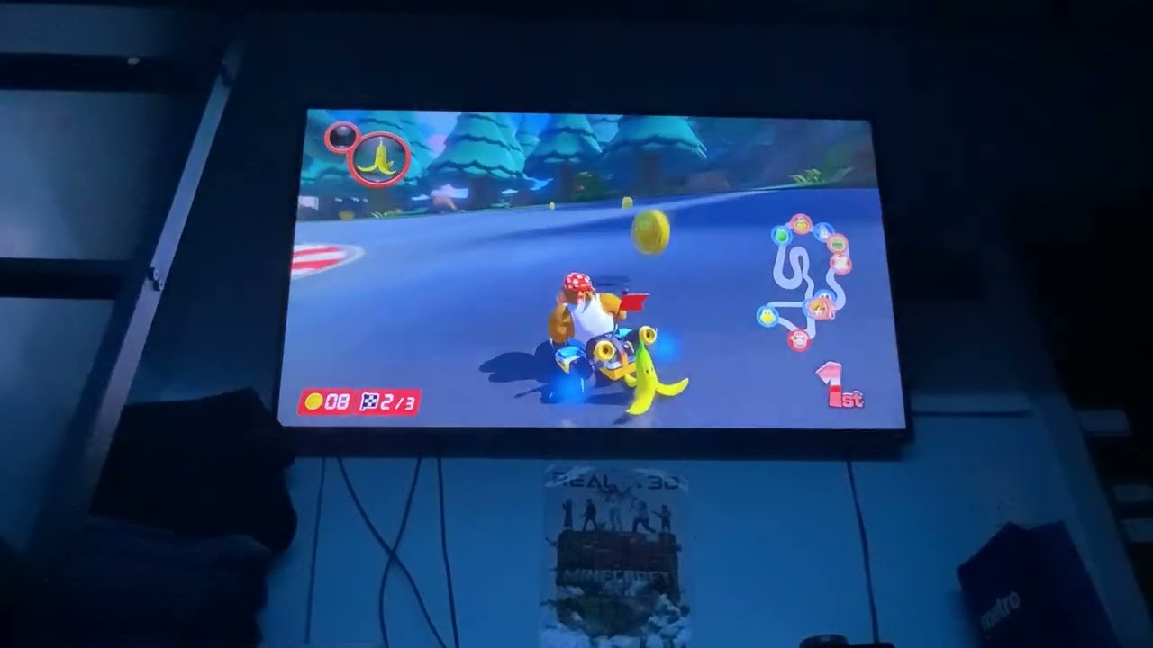 Mario Kart 8 Deluxe Nintendo Switch 2 - DS Mario Circuit Red Team VS Blue Team 