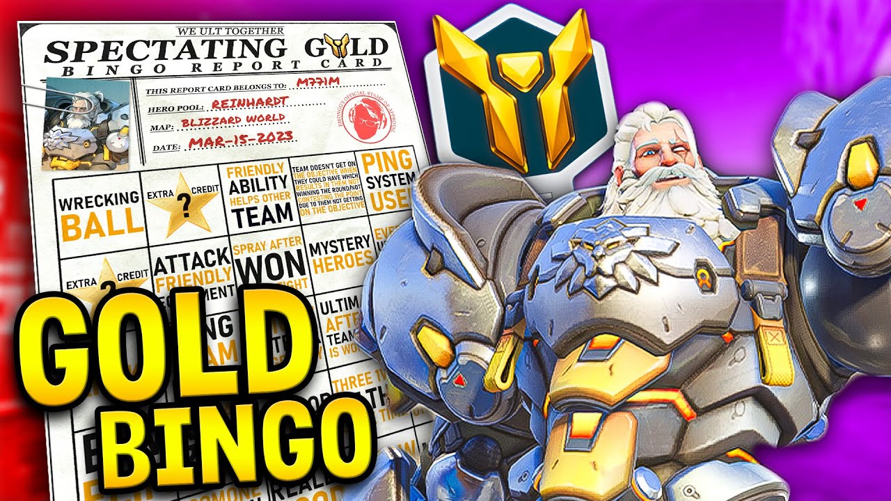 Overwatch 2 Bingo: Spectating GOLD Reinhardt!