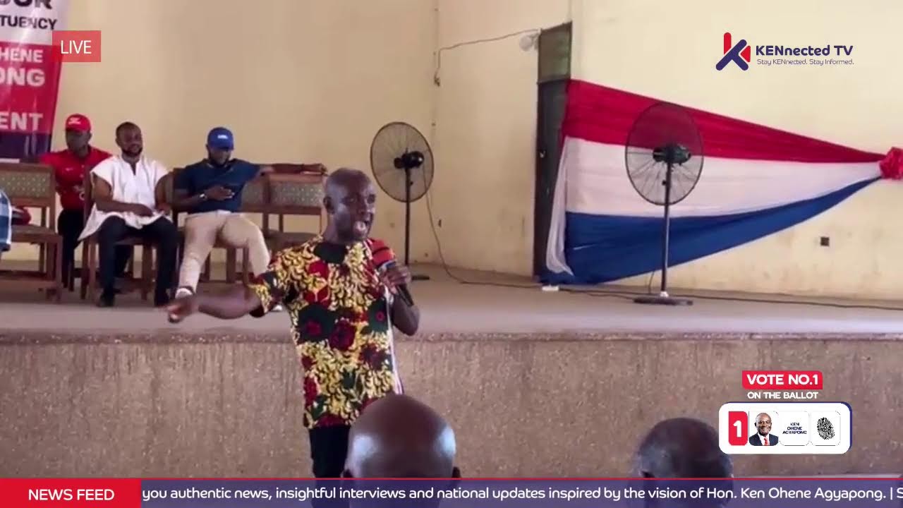 LIVE: Ken Ohene Agyapong Visits Kpando Constituency | The Message of Production and Progress