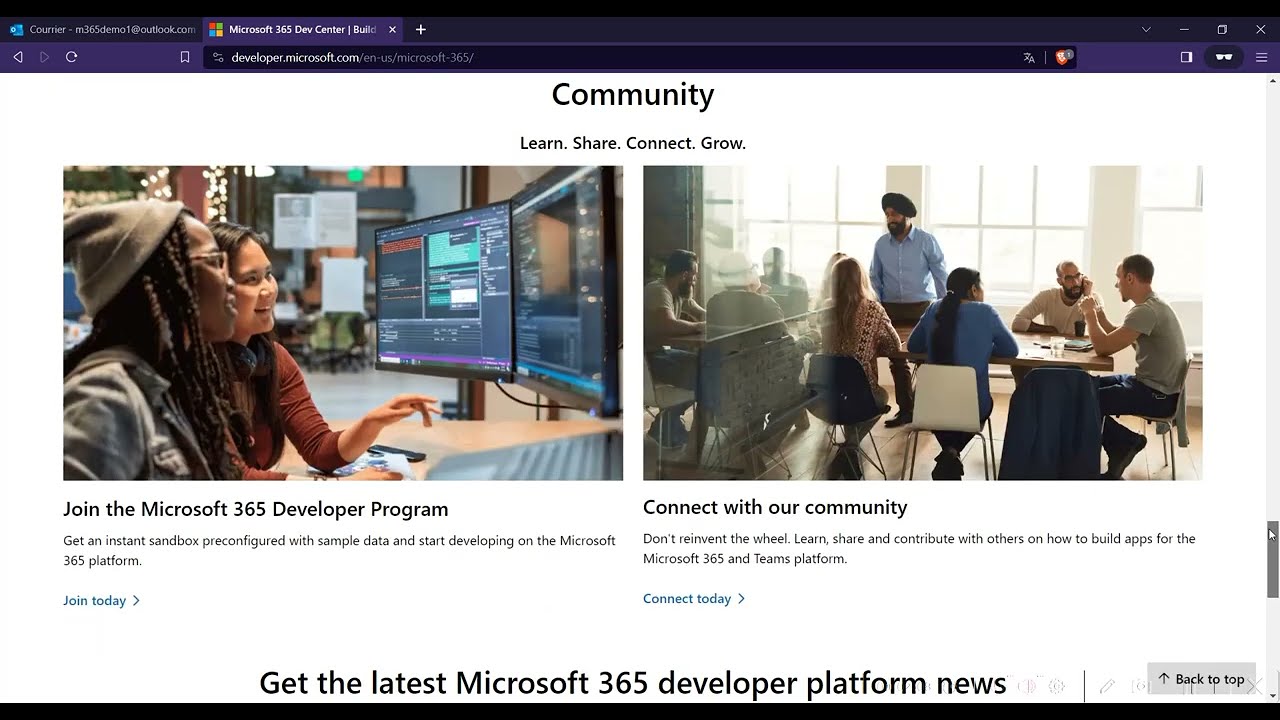 Profitez du Programme Microsoft 365 Developer