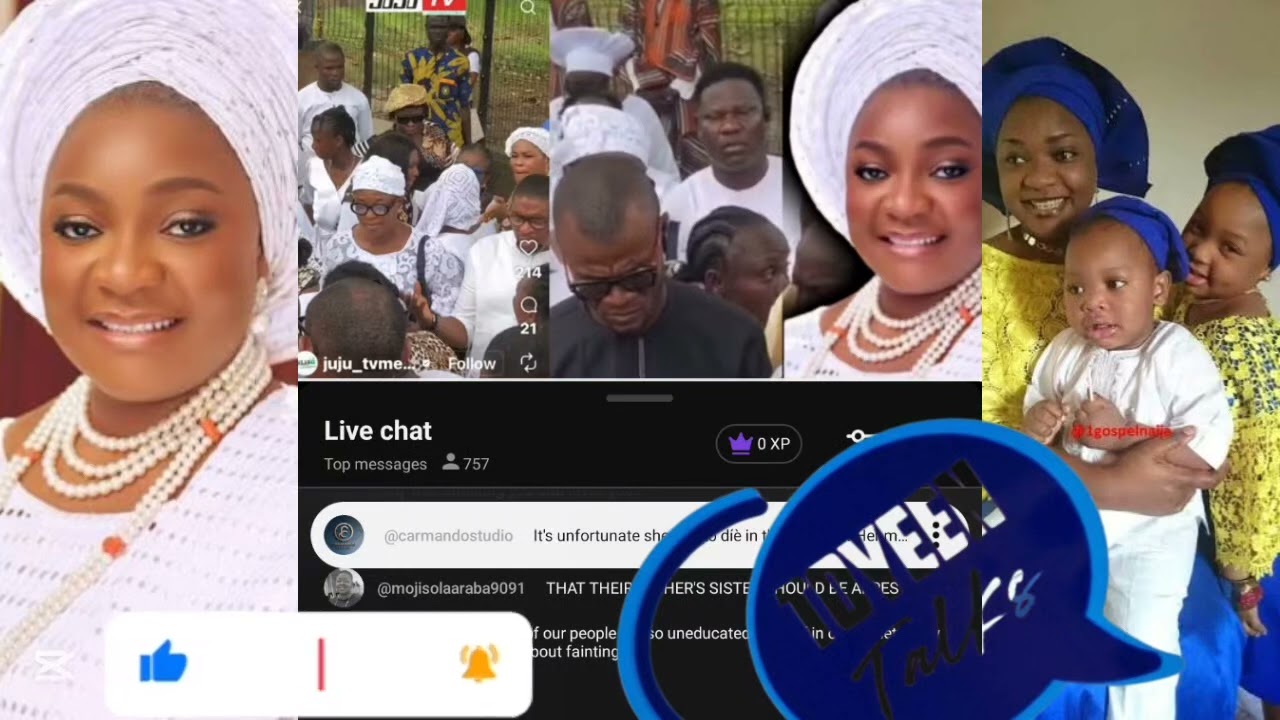 OMIJE OJUMI'S CHILDREN HAVE CAUSED AN ABSOLUTE MESS AT THEIR MUM'S BURI@L CEREMONY!!! AUNTY ADUNNI 