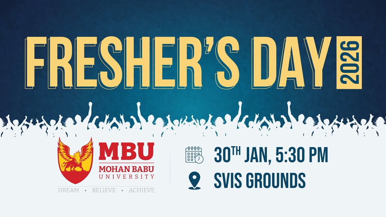 Freshers Day 2026 | Mohan Babu University