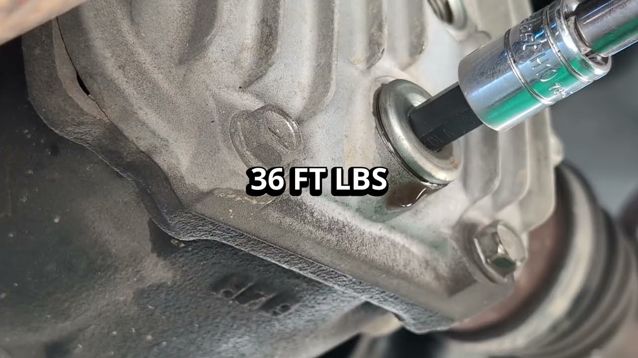 2010-2022 Subaru Outback Rear Differential Fluid Change