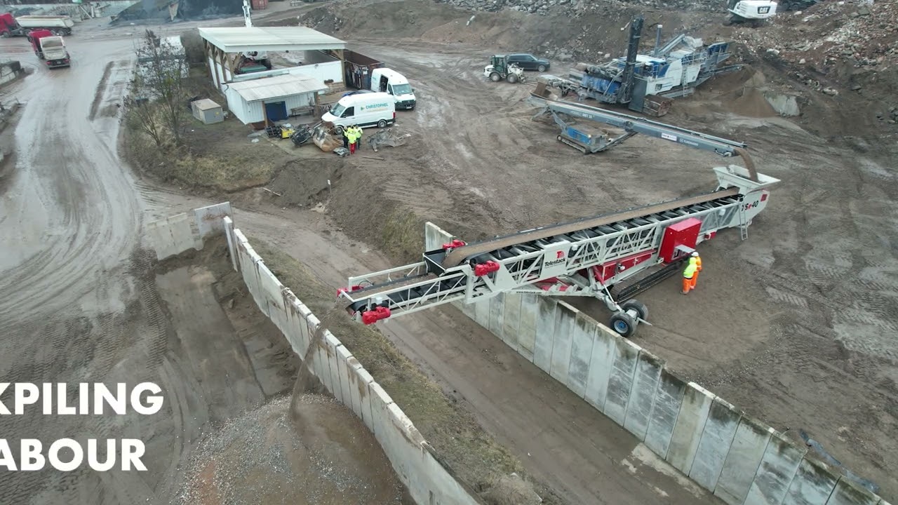 Telestack TSR 40 Radial Telescopic Conveyor Stockpiling