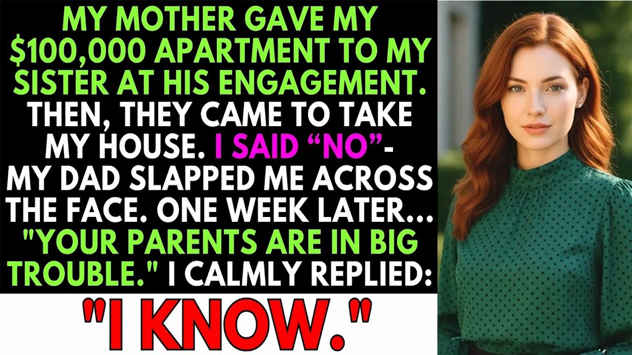 My Parents Gave Away My Apartment at My Sister’s Engagement Party—So I Took Everything Back