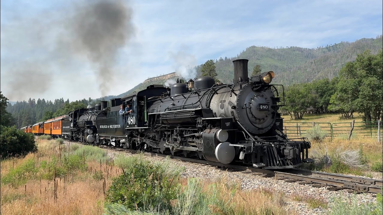 Chasing Durango & Silverton ft. Steam Double Header, Classic Diesels & Cascade Canyon Express!