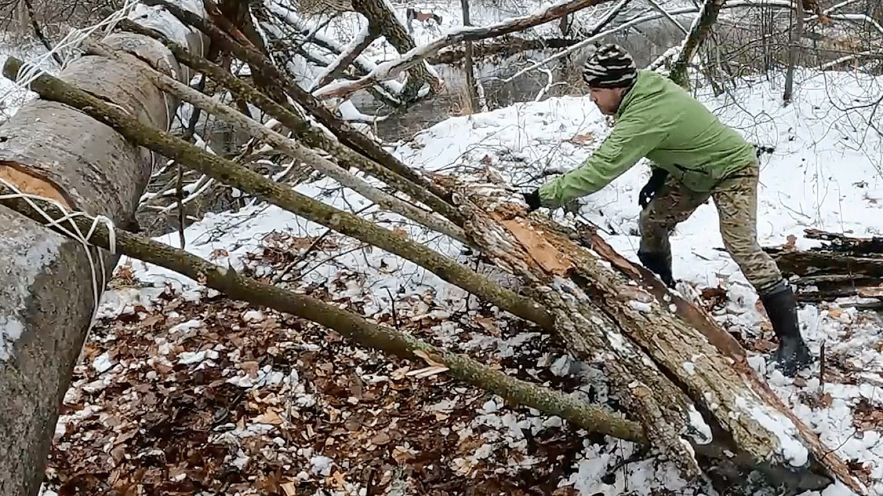 Build a Warm Shelter to Survive the Harsh Conditions of a Blizzard