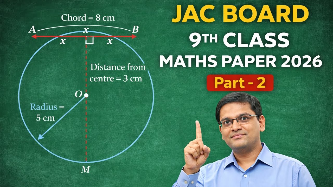 1️⃣ JAC Board Maths Paper Analysis 2026 | Important Questions Explained | Part 2 