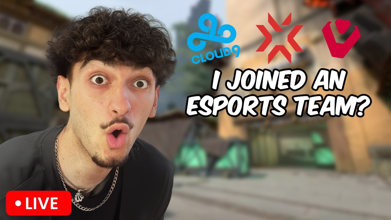 playing in my first esports game ever...