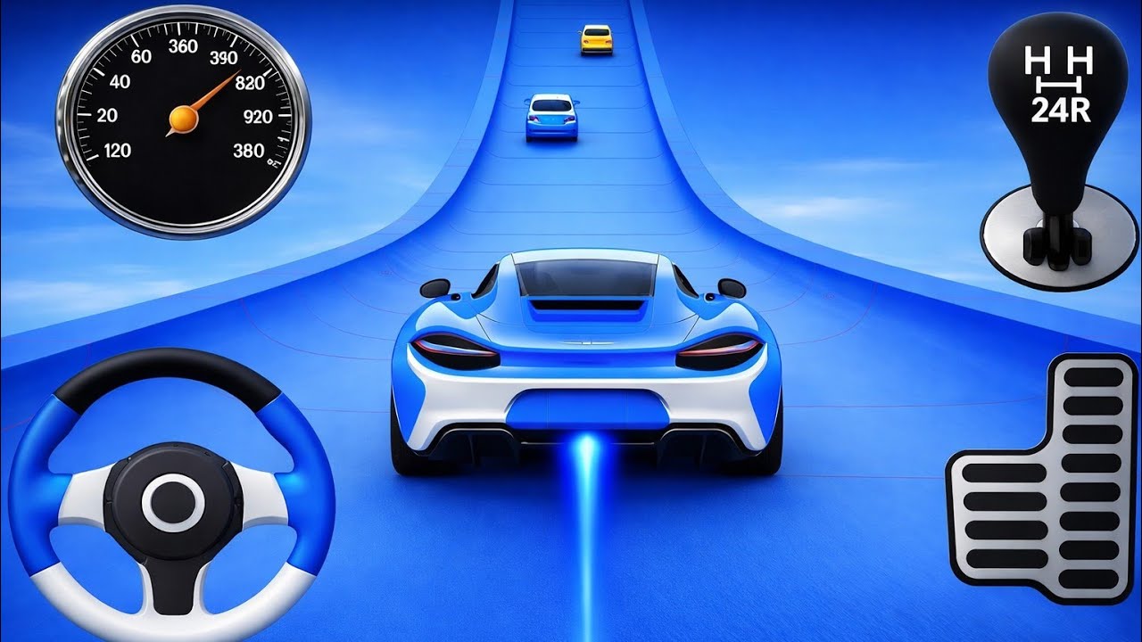 😱🤯GT car resing! Car racing game mega ramp! Megaram stunt master game 🎯🎮