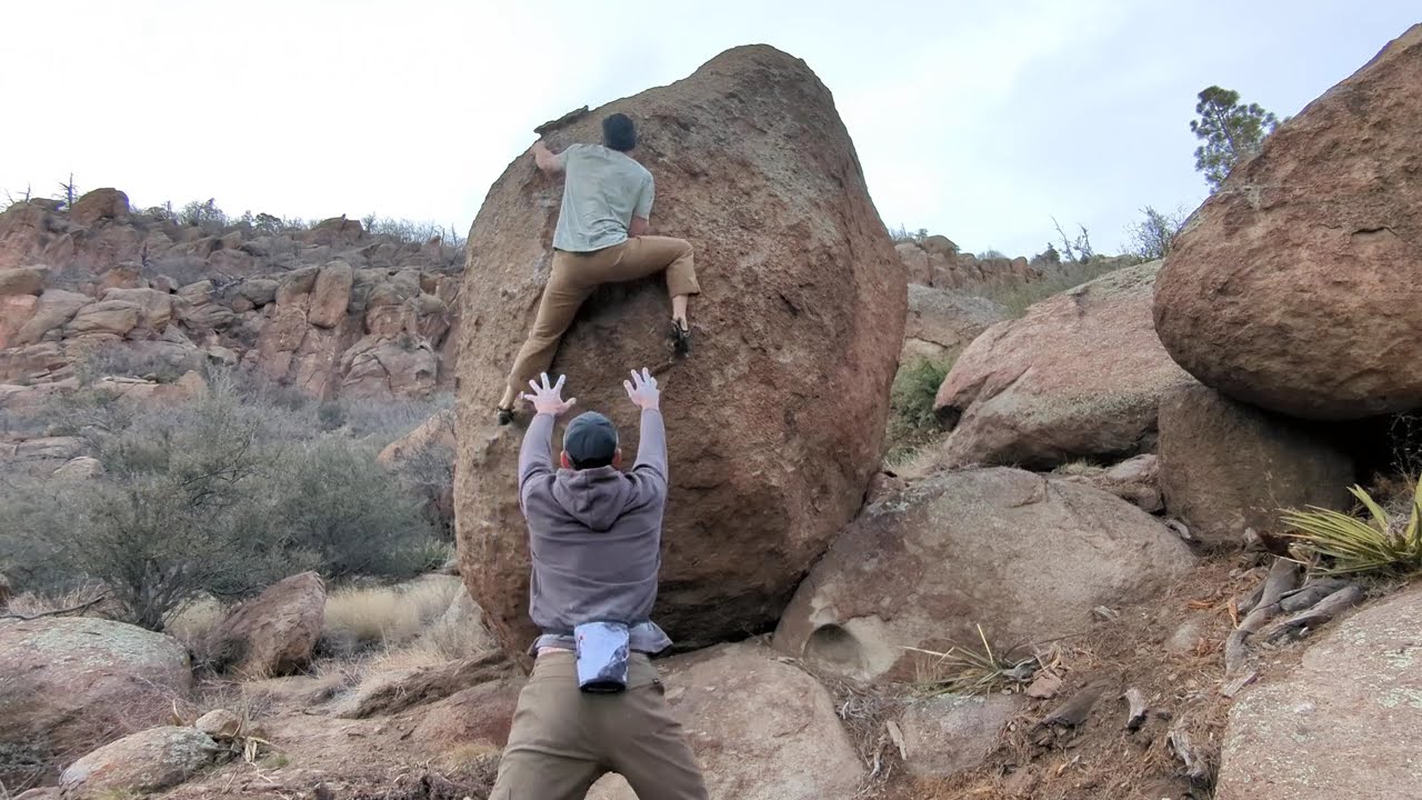 Unknown (V6) - Mt. Elden, AZ