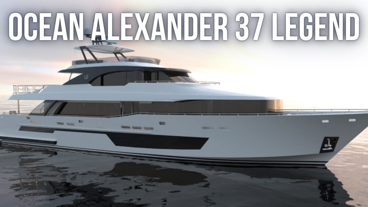 Экскурсия по суперъяхте Ocean Alexander 37L | Загляните внутрь этой ЛЕГЕНДАРНОЙ суперъяхты
