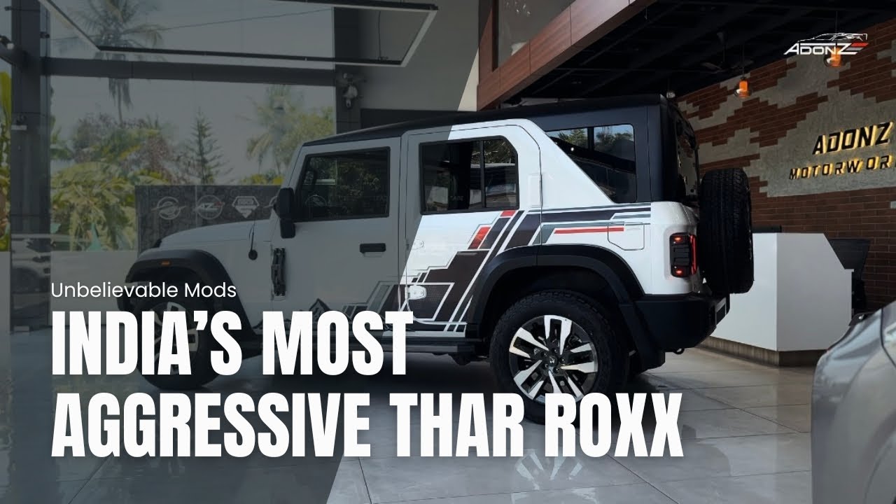 The Ultimate Thar Roxx Transformation | Full Modification Video #tharrox #modificition #automobile