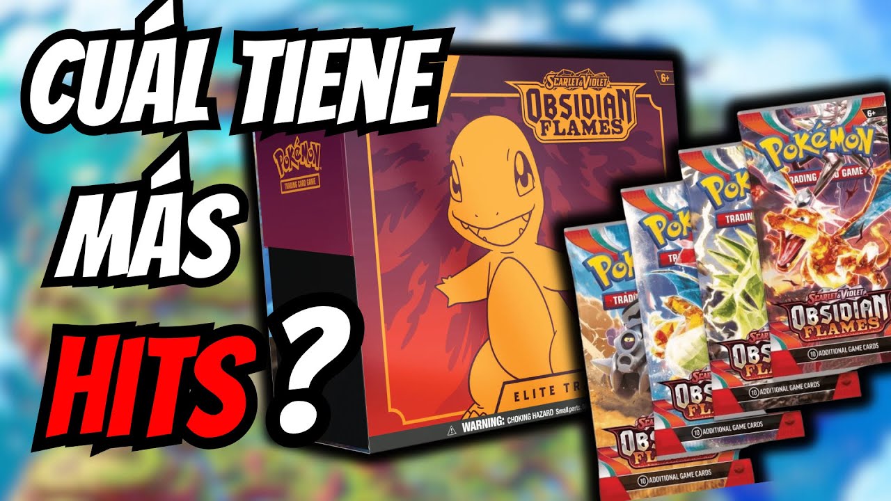 ¿Cuál deberías comprar? 9 Sobres o Elite Trainer Box / OBSIDIAN FLAMES
