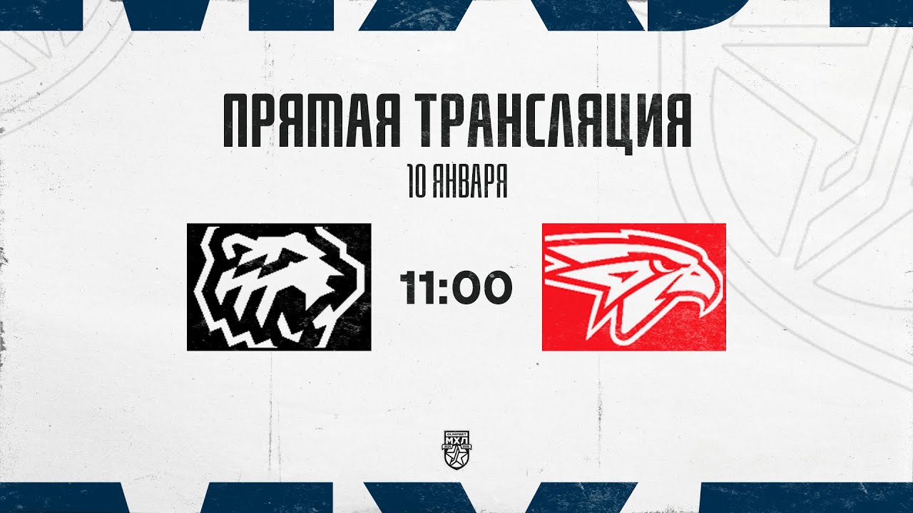 10.01.2026. «Белые Медведи» – «Омские Ястребы» | (OLIMPBET МХЛ 25/26) – Прямая трансляция