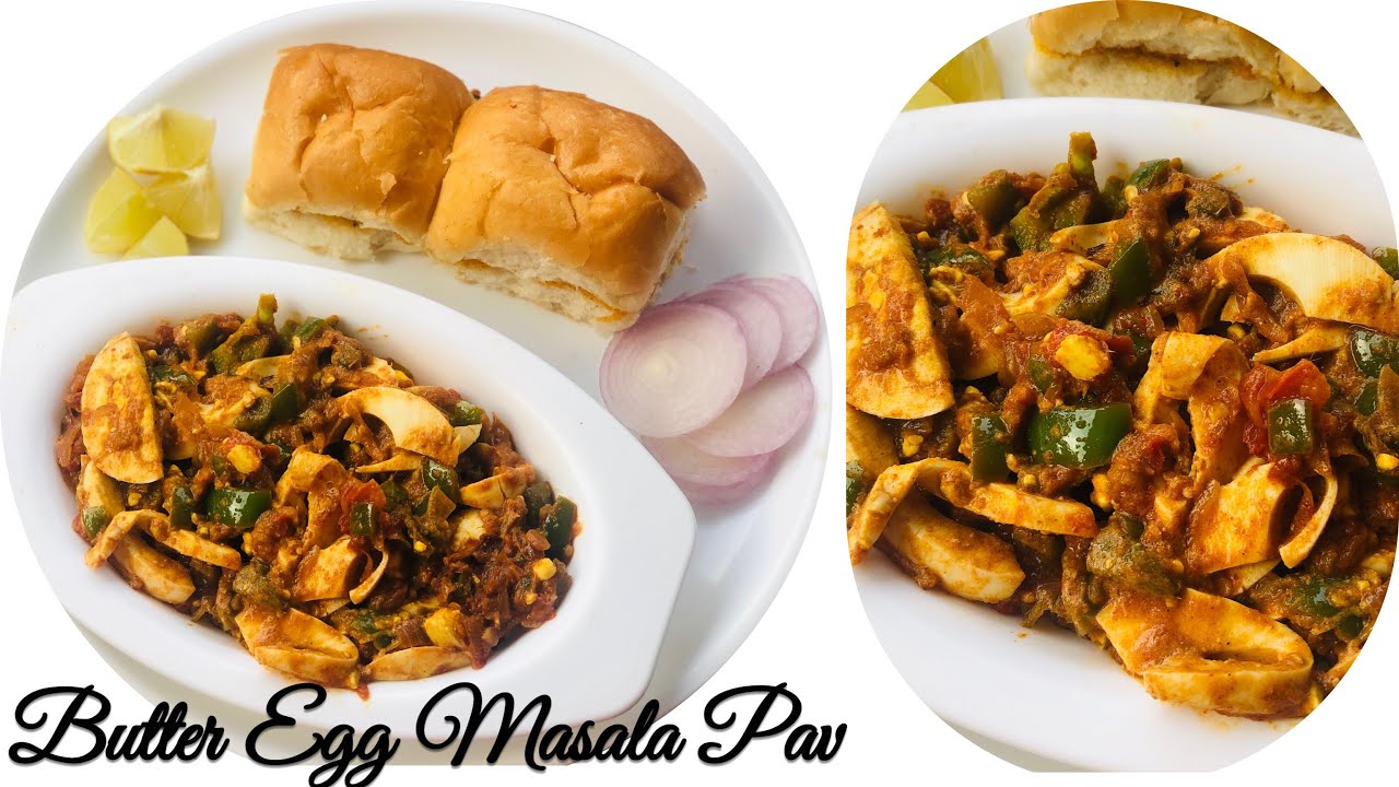 Egg Pav Bhaji | Best  Street Food | Butter Egg Masala Pav