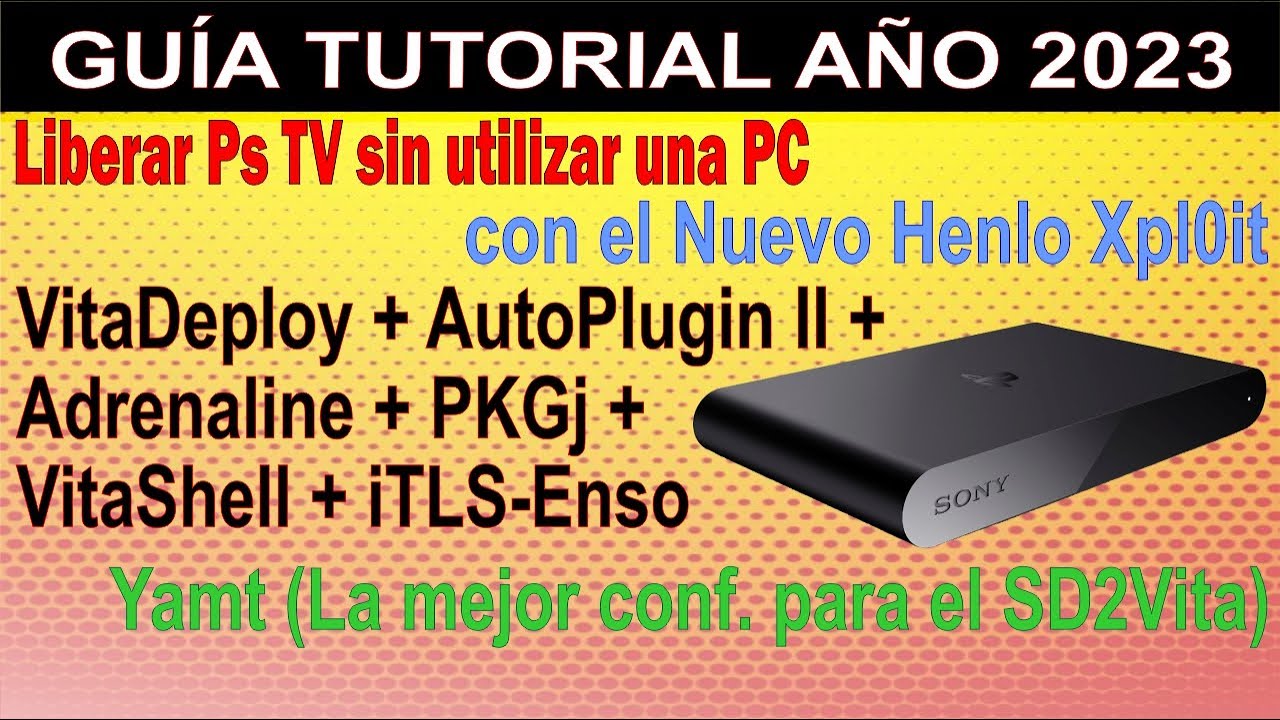 Liberar PlayStation TV (PS-Vita TV) - Nuevo Método 2023