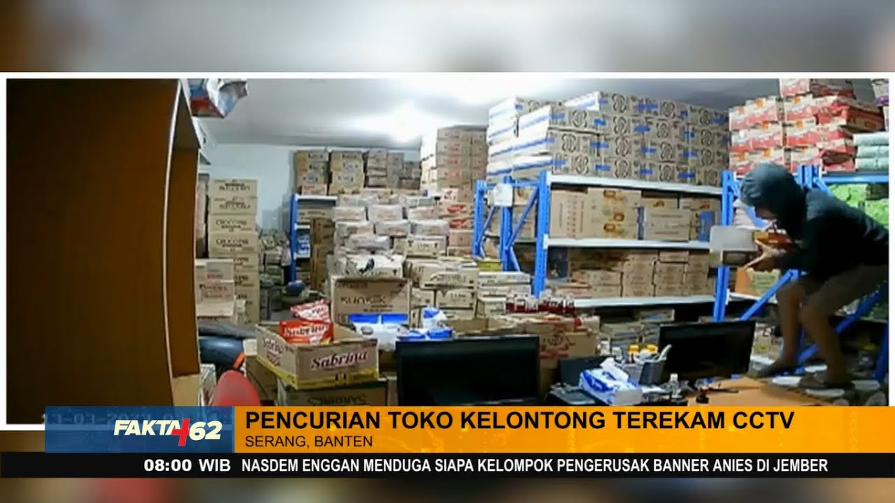 Pencurian Toko Kelontong Terekam CCTV - FAKTA+62