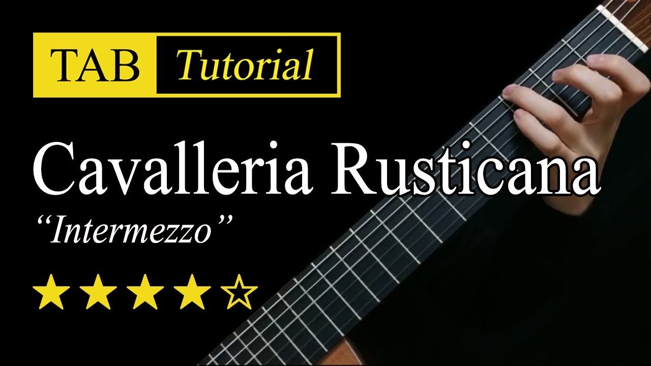 "Intermezzo" from Cavalleria Rusticana - Guitar Lesson + TAB