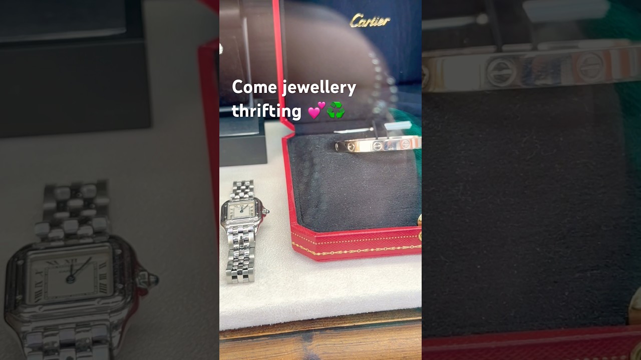 Поиск украшений в благотворительном магазине… и заглядывание в витрину Cartier 👀 