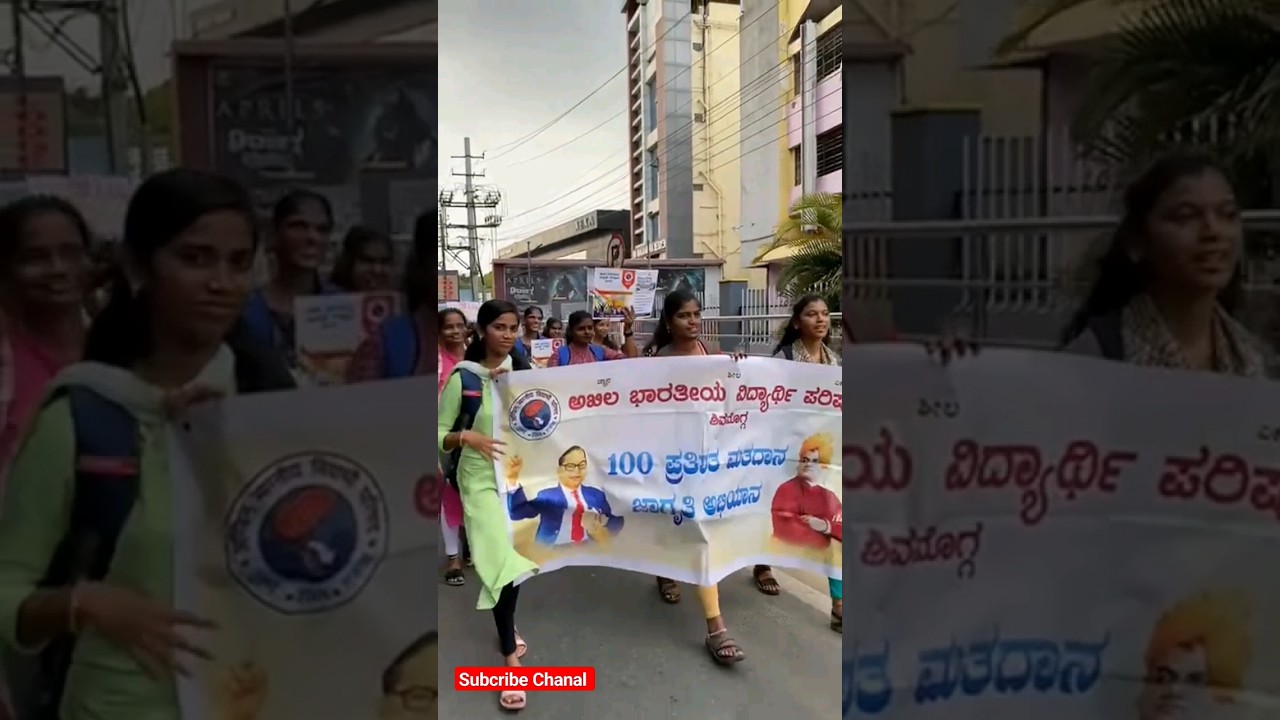 Abvp-voting awareness jatha..