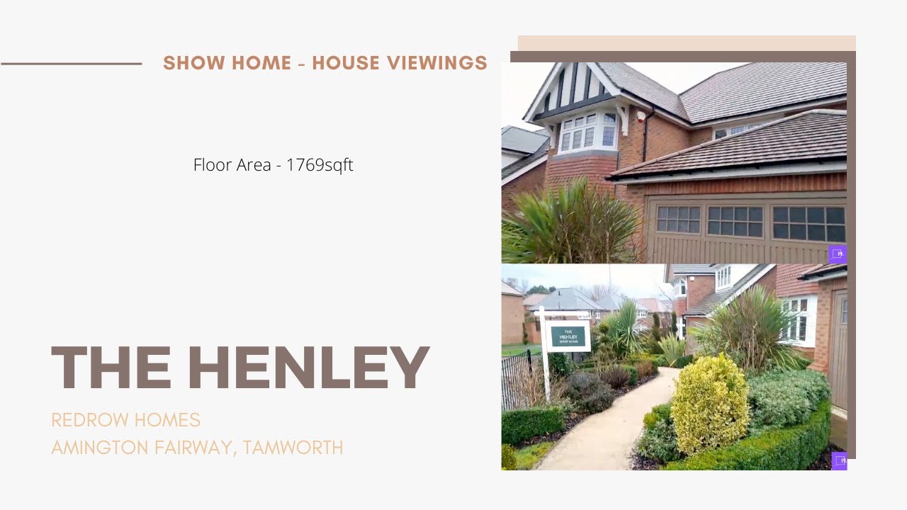 New Build | Show Home Tours | The Henley | Redrow Homes | Amington Fairway, Tamworth