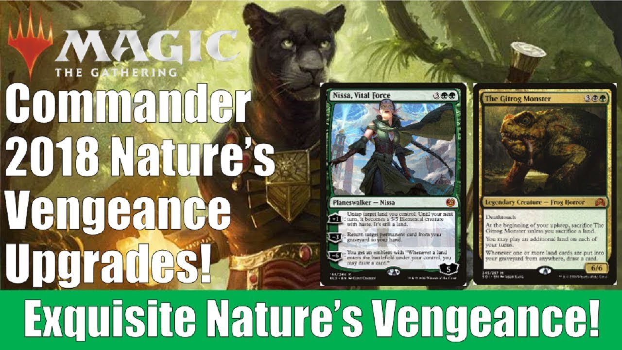 MTG Commander 2018 Nature's Vengeance Upgrades
