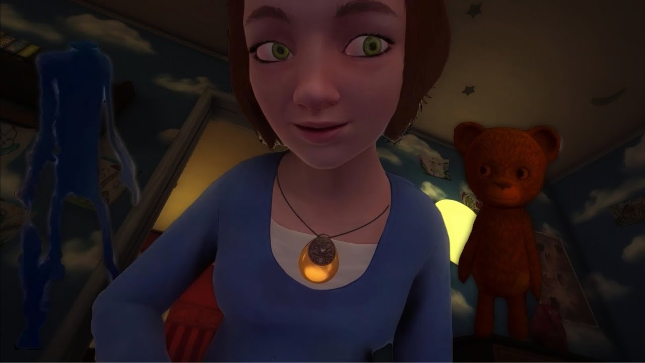 I BECAME BABY IN THIS SCARY GAME (Among the sleep)(P1)