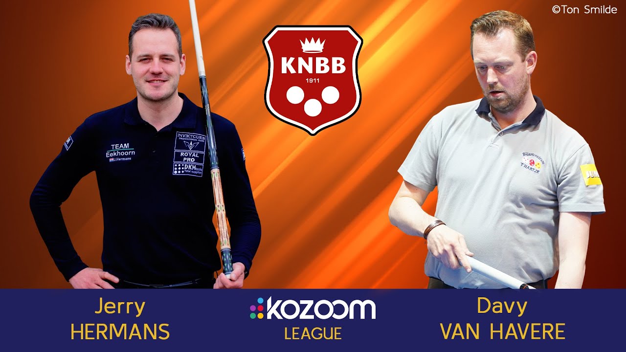 KNBB Kozoom League - Jerry HERMANS vs Davy VAN HAVERE