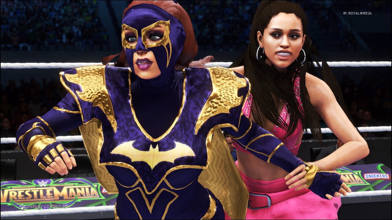 FULL MATCH - Ariana Grande vs. Batgirl - WWE 2K20 - Royal Girl Fights 💖💜