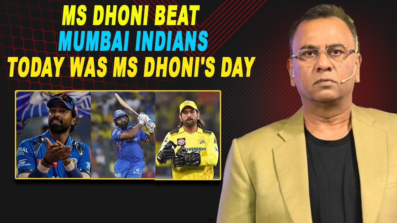 MS Dhoni Beat Mumbai Indians | Today was MS Dhoni's Day | Basit Ali