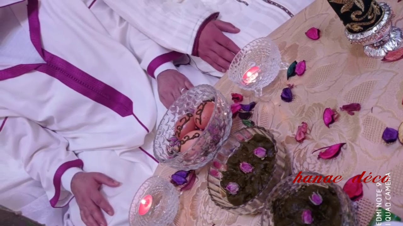 تقاليد مغربية لحفل حناء العريس المغربي  التازي  🤵🤵