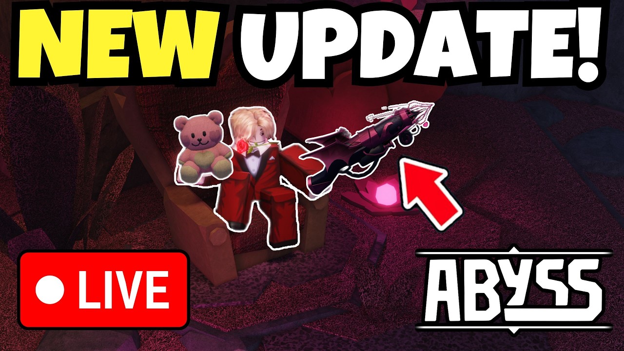 [🔴LIVE] NEW VALENTINE UPDATE 🚨| NEW CODES, HARPOON, FISH & MUTATIONS | Abyss Roblox