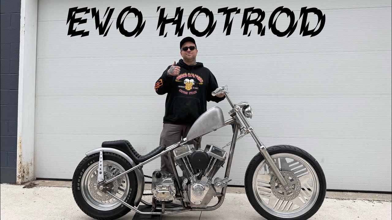 110CI Harley-Davidson EVO hotrod chopper!!