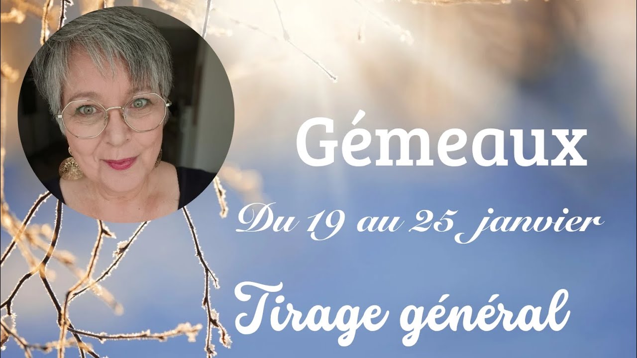 ♊ Gémeaux du 19 au 25 janvier, tirage général ✨ Un cadeau arrive 🍀🌈🎁 #guidance