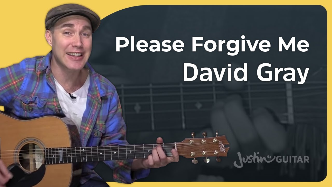 «Please Forgive Me» Дэвида Грея | Легкий урок игры на гитаре