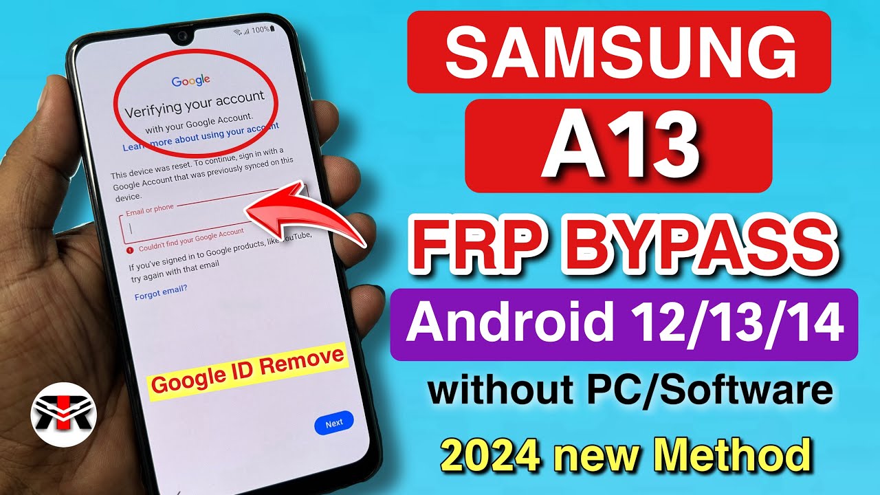 SAMSUNG A13 FRP BYPASS ANDROID 12/13 Without Pc 2024 🔥 ADB Enable Fail - TalkBack Not Working