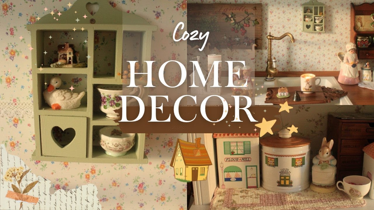 Cozy home decor 🏠/decoriamo la cucina con un grazioso scaffalino🏠/Beatrix Potter📚/Brambly Hedge🐭