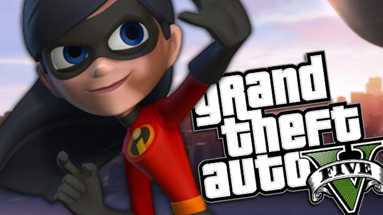 GTA 5 Mods - THE INCREDIBLES MOD w/ VIOLET & POWERS (GTA 5 PC Mods Gameplay)