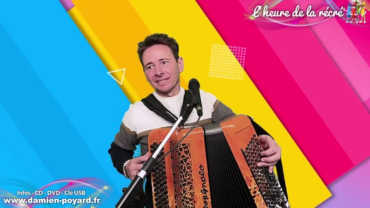 L'heure de la récré #371 - Damien POYARD - Accordéoniste - Chanteur.
