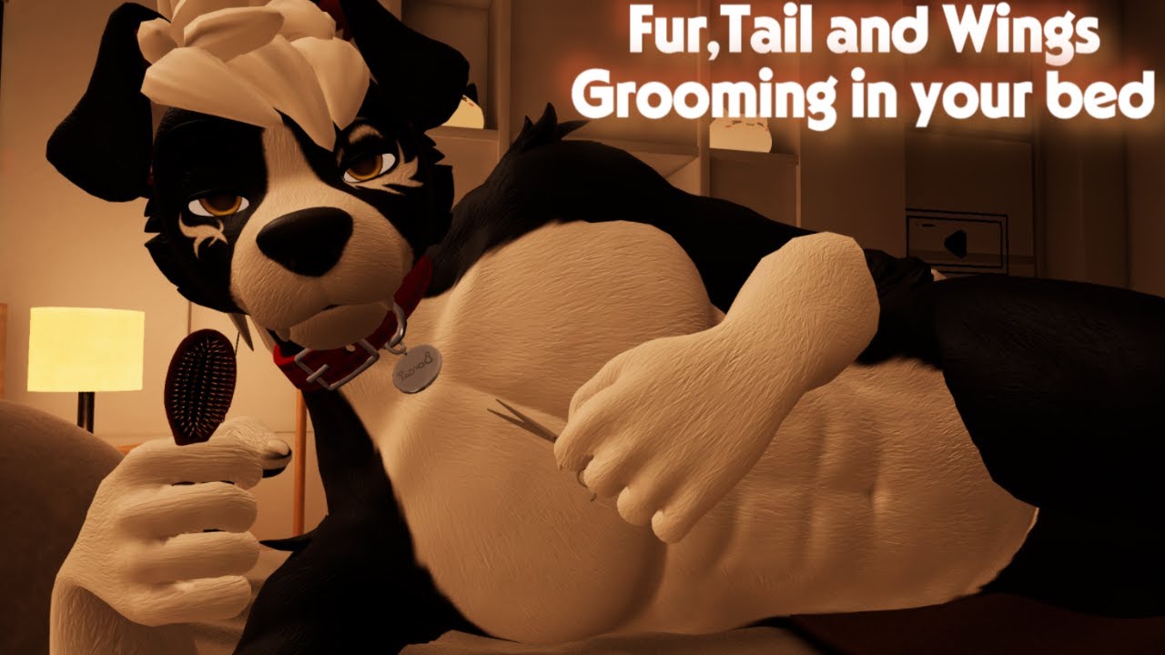 Furry ASMR ~ Grooming and Trimming your Fur, Tail and Wings in your bed with Personal Attention