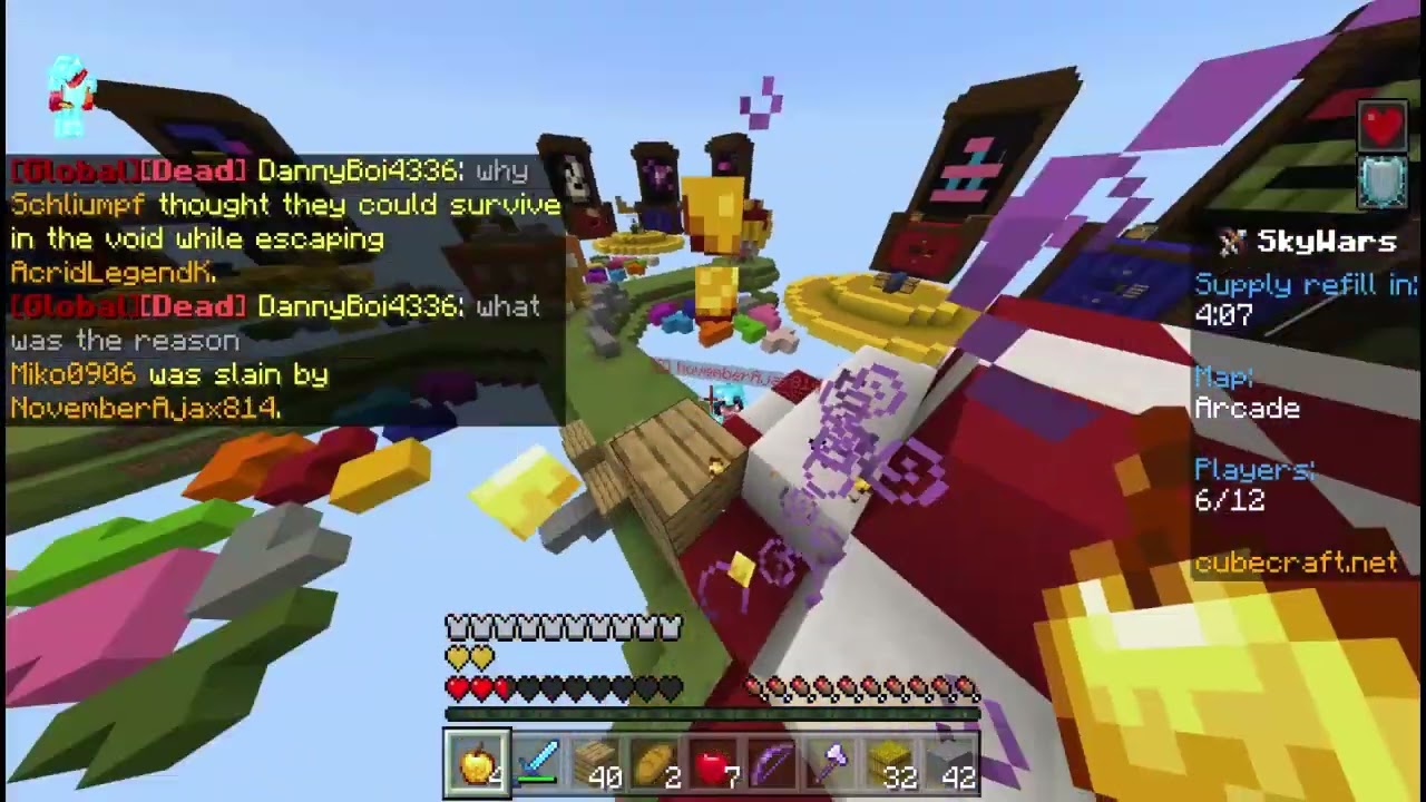 Cubecraft skywars solos #58 (Editied)