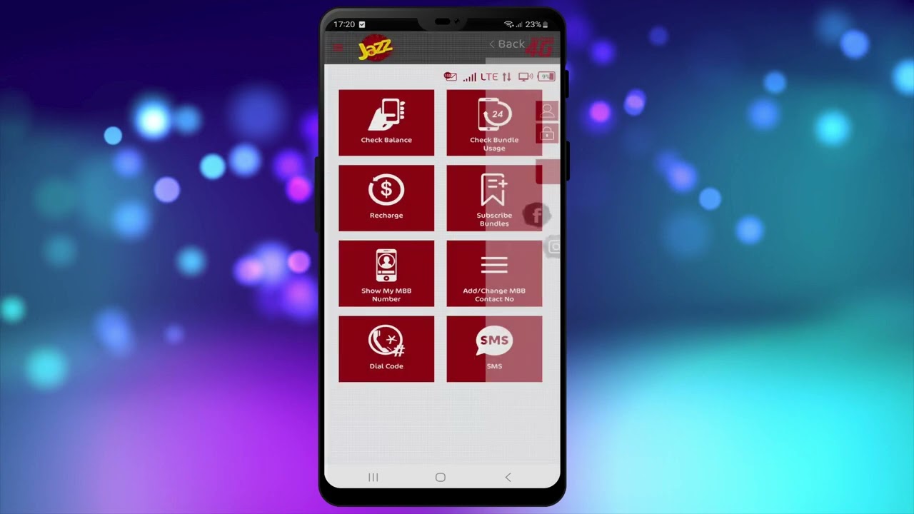 Jazz Super 4G Device Connect With Jazz app and Quick Settings