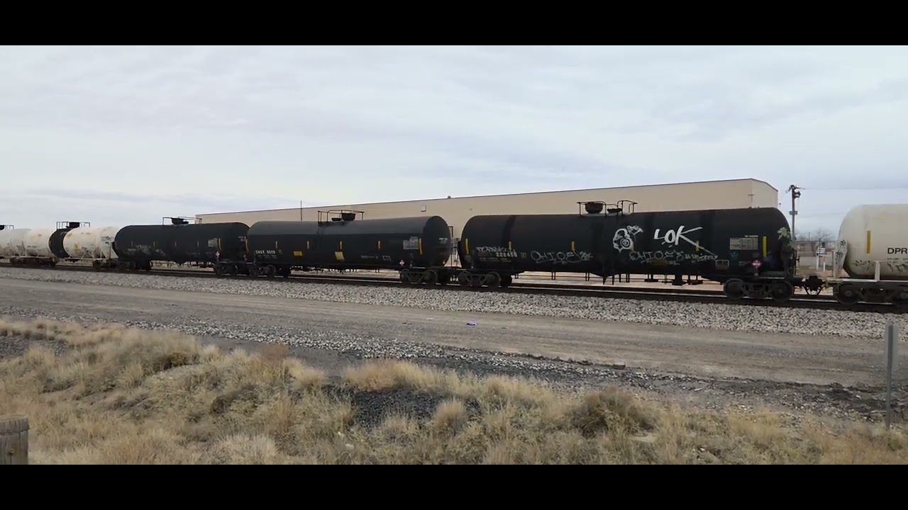 Union Pacific westbound monster manifest train with two mid-train DPU'S in Santa Teresa NM 
