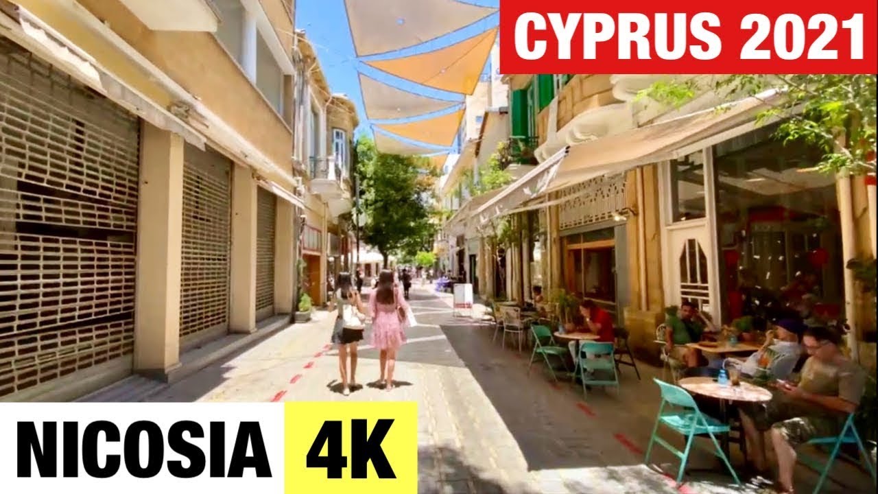 NICOSIA, CYPRUS 🇨🇾 [4K] City Centre Walking Tour